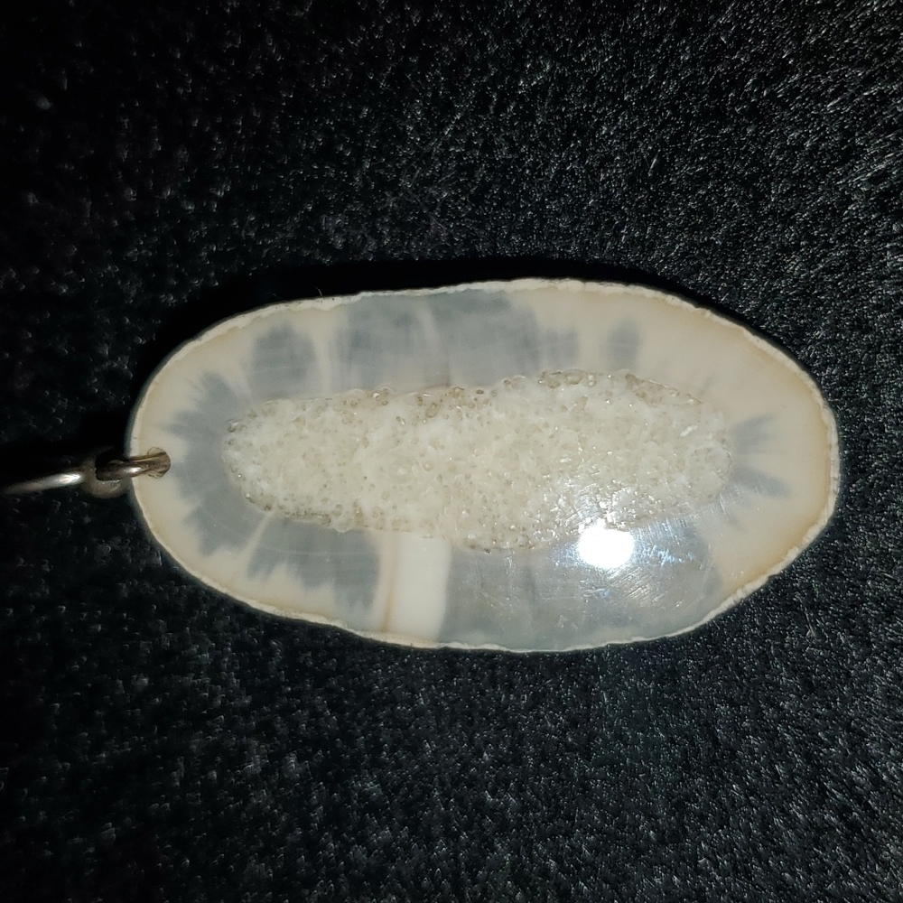 Sterling Silver Bone Pendant Shaped Earrings- Made In Iceland. - Picture 3 of 3